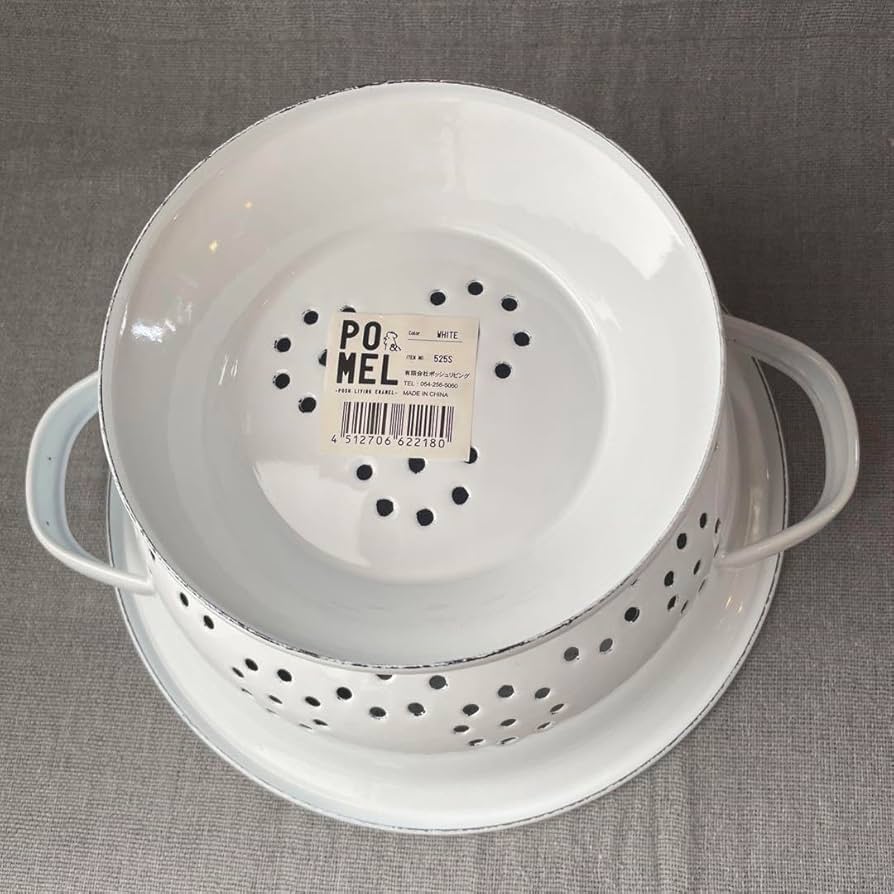 Amazon | ホーロー コランダー 穴あき ボウル 琺瑯 | ノー